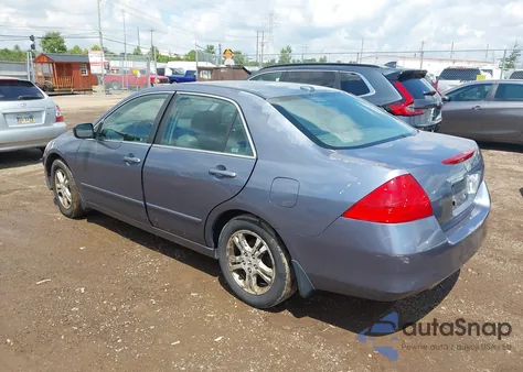 2007 Honda Accord 2.4 Ex из США, поврежденный, VIN 1HGCM568X7A036425